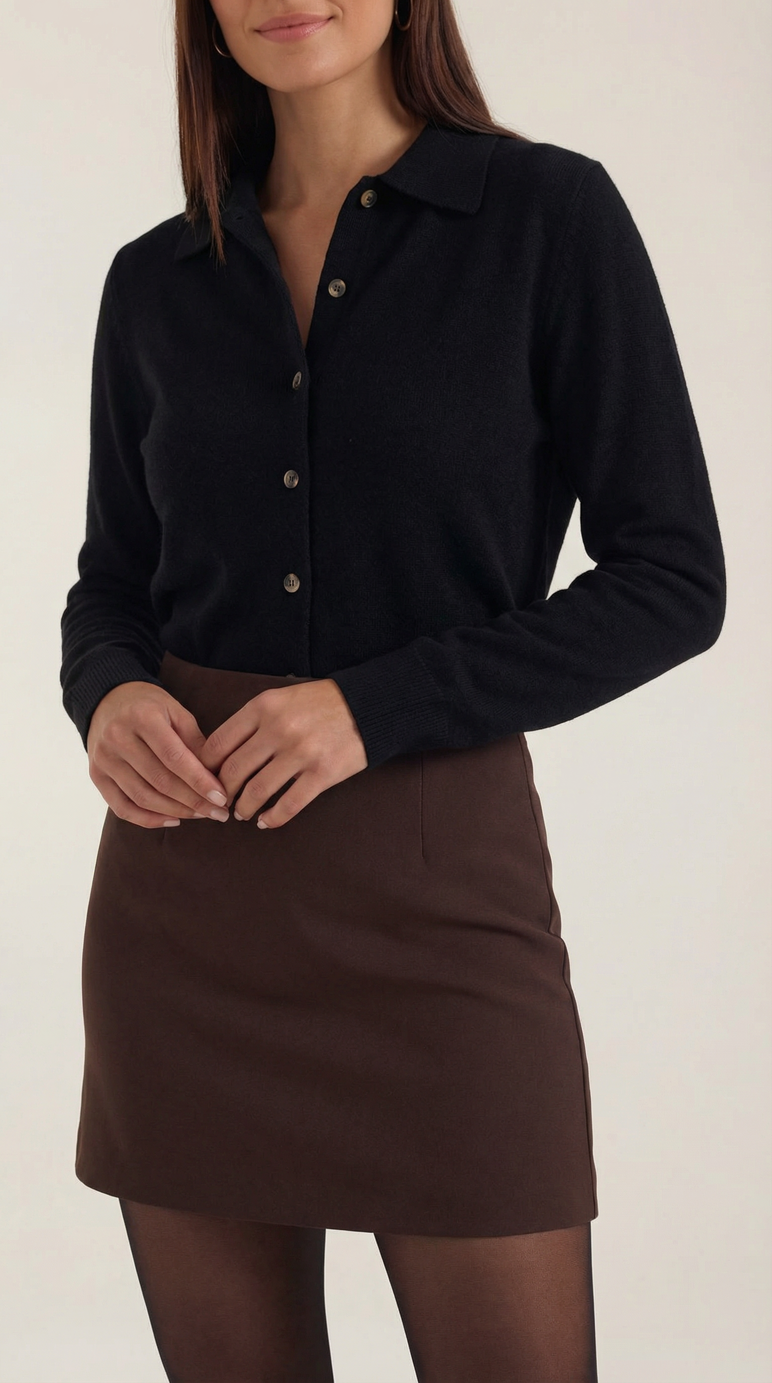 Gladys Collared Button-Down Cardigan