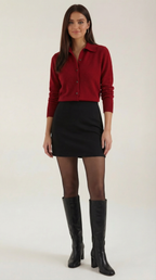 Gladys Collared Button-Down Cardigan