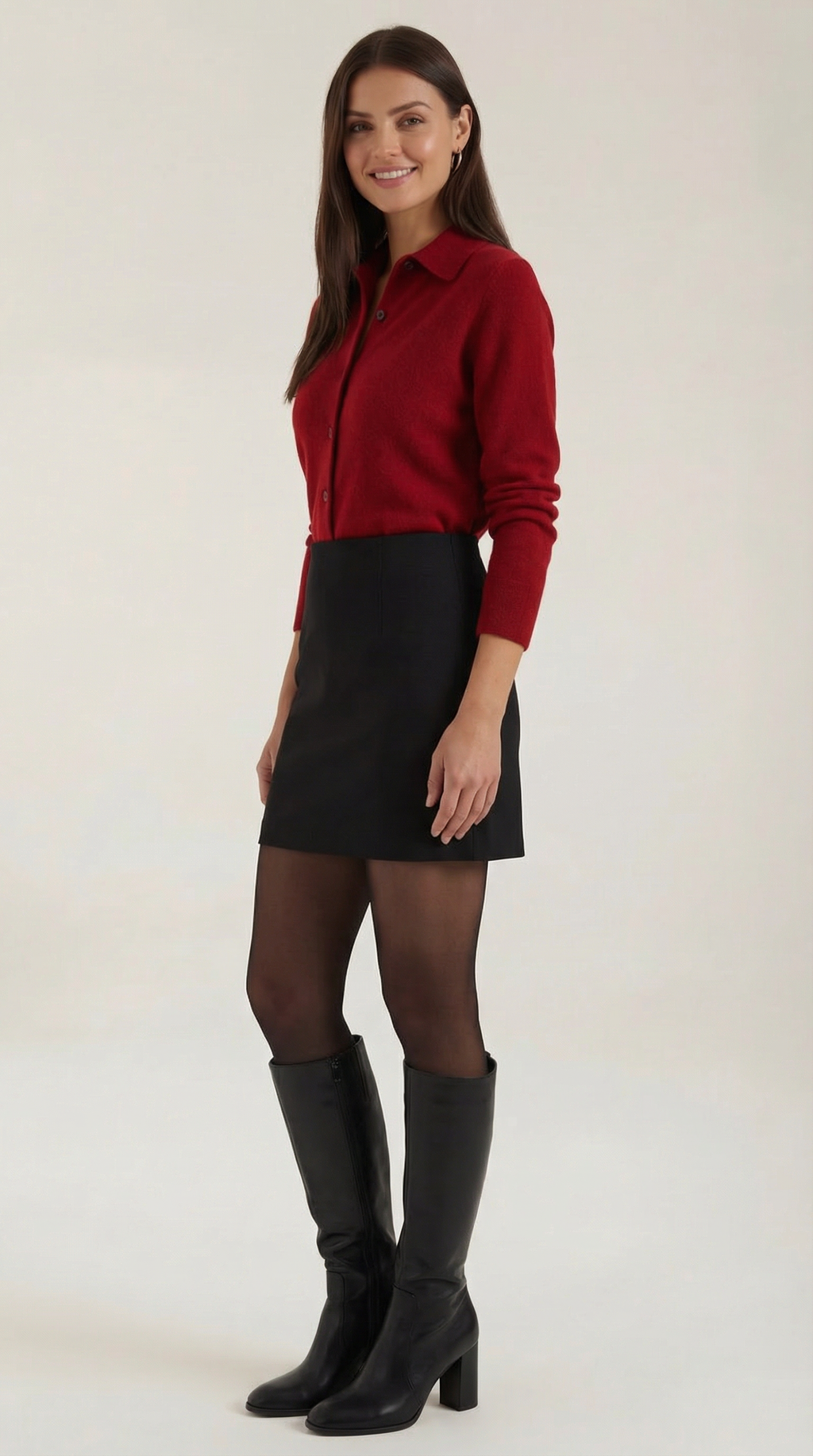 Gladys Collared Button-Down Cardigan