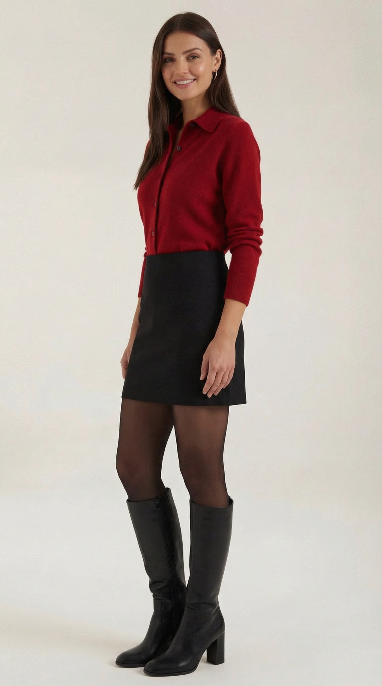 Gladys Collared Button-Down Cardigan