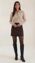 Gladys Collared Button-Down Cardigan
