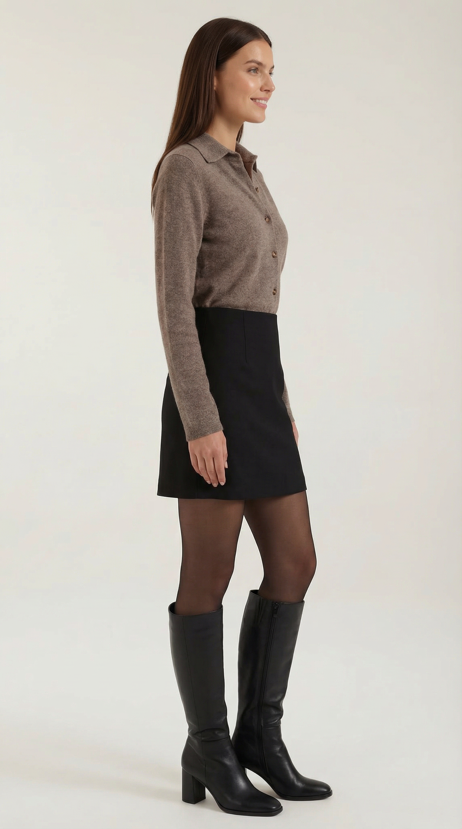 Gladys Collared Button-Down Cardigan