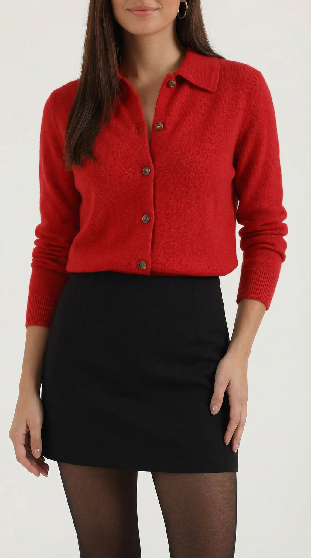 Gladys Collared Button-Down Cardigan
