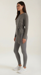 Holly Long Sleeve Tie-Waist Top