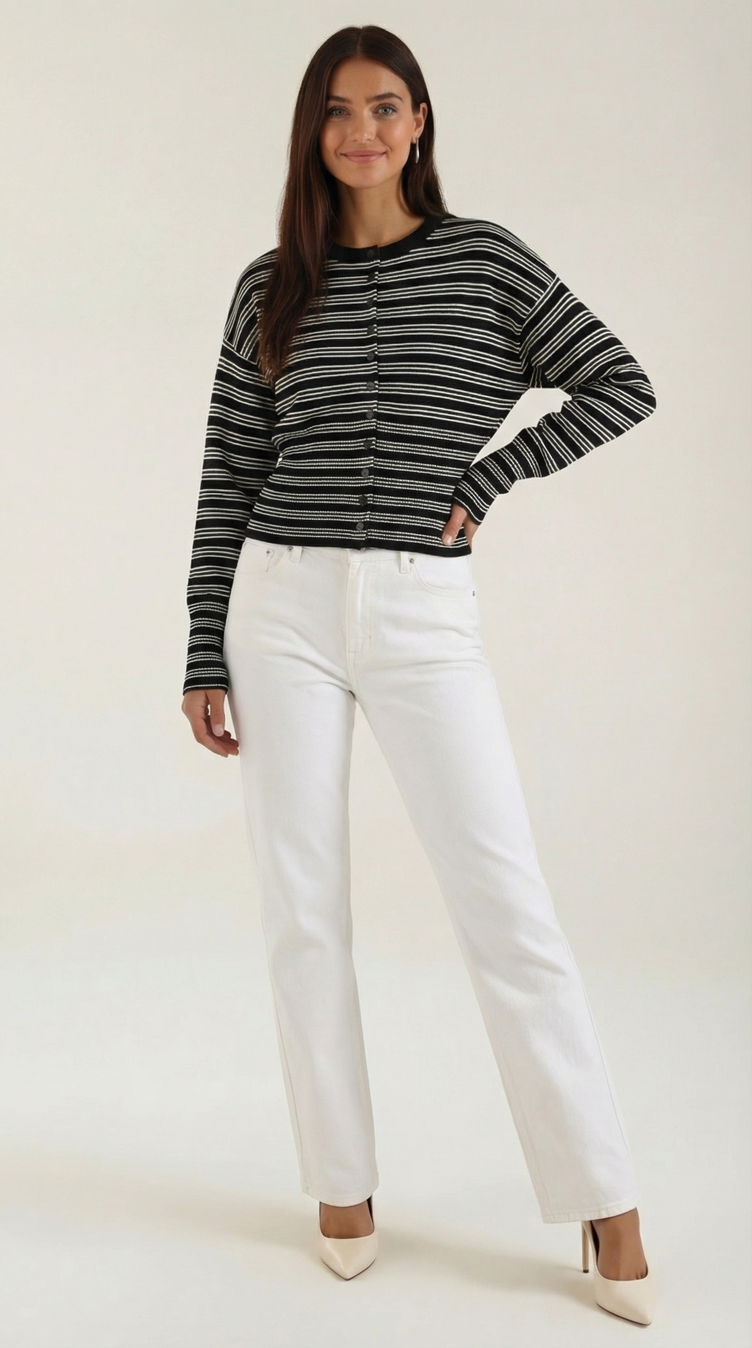 Ida Striped Cardigan