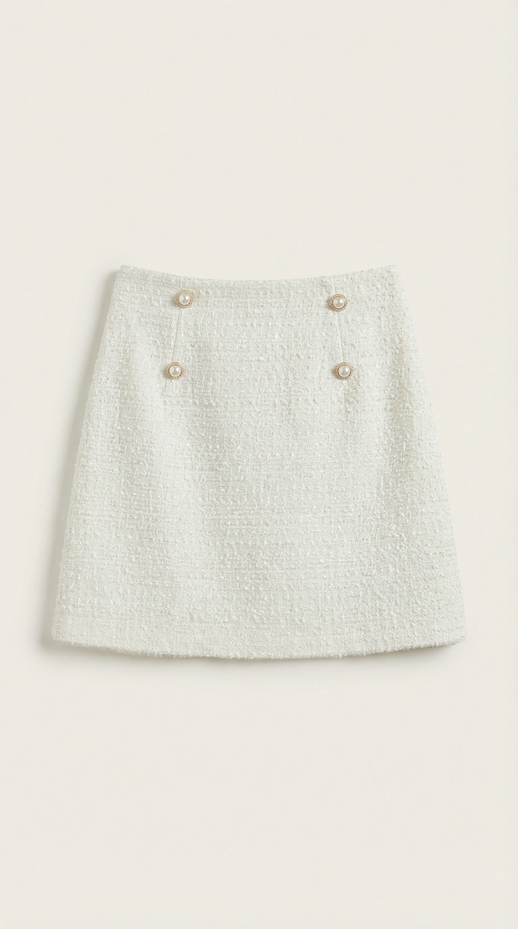 Isla White Skirt