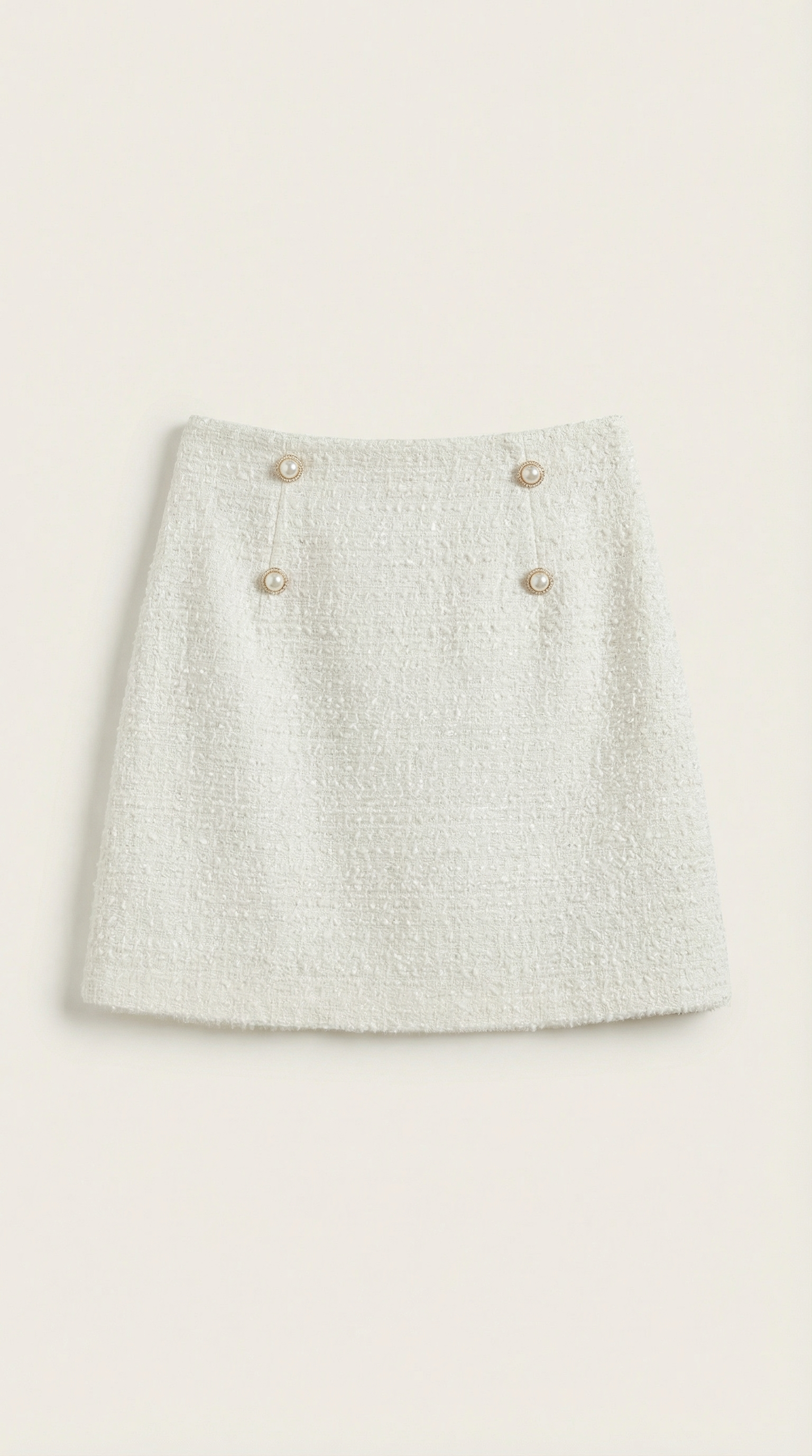 Isla White Skirt