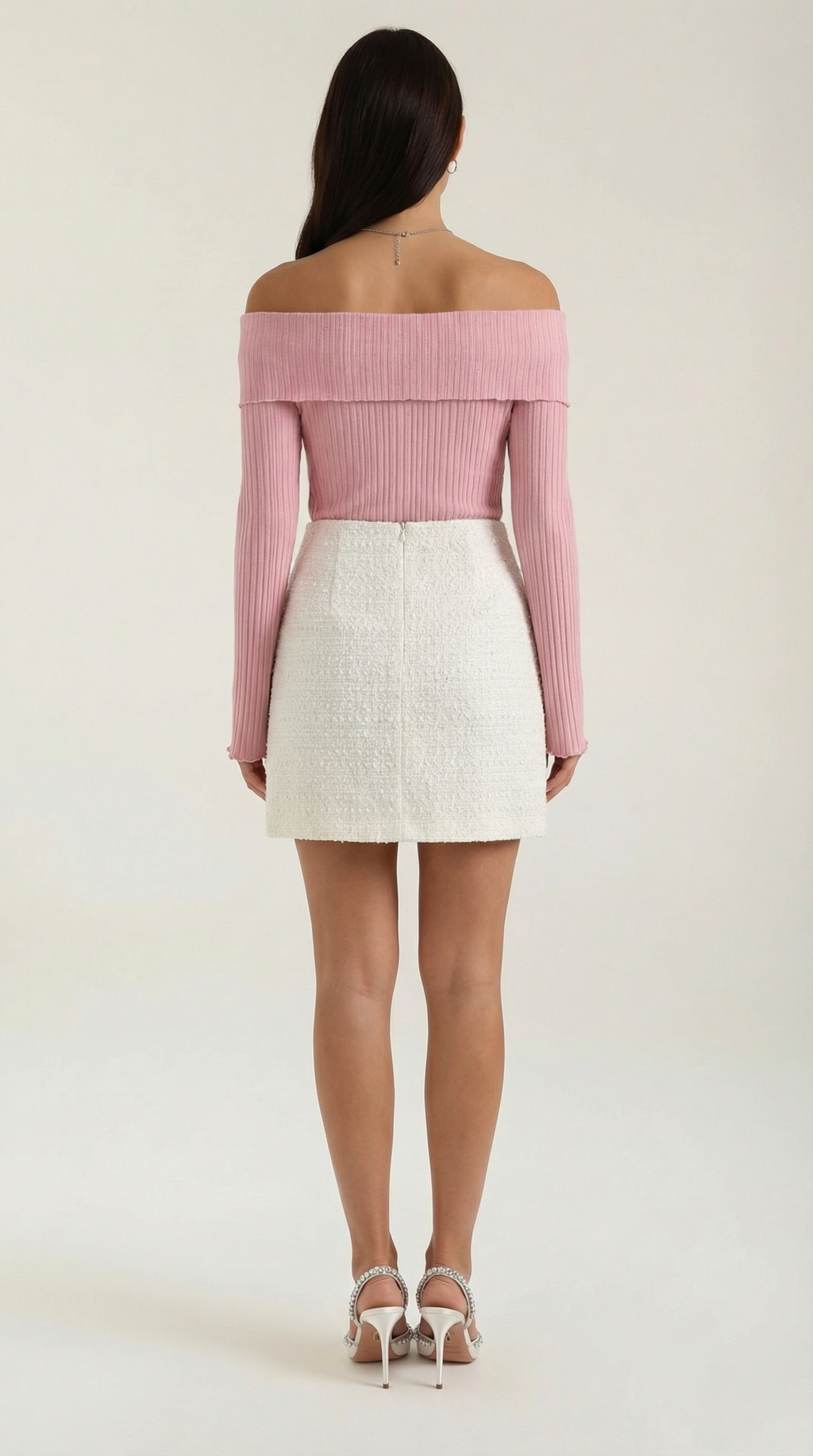 Isla White Skirt