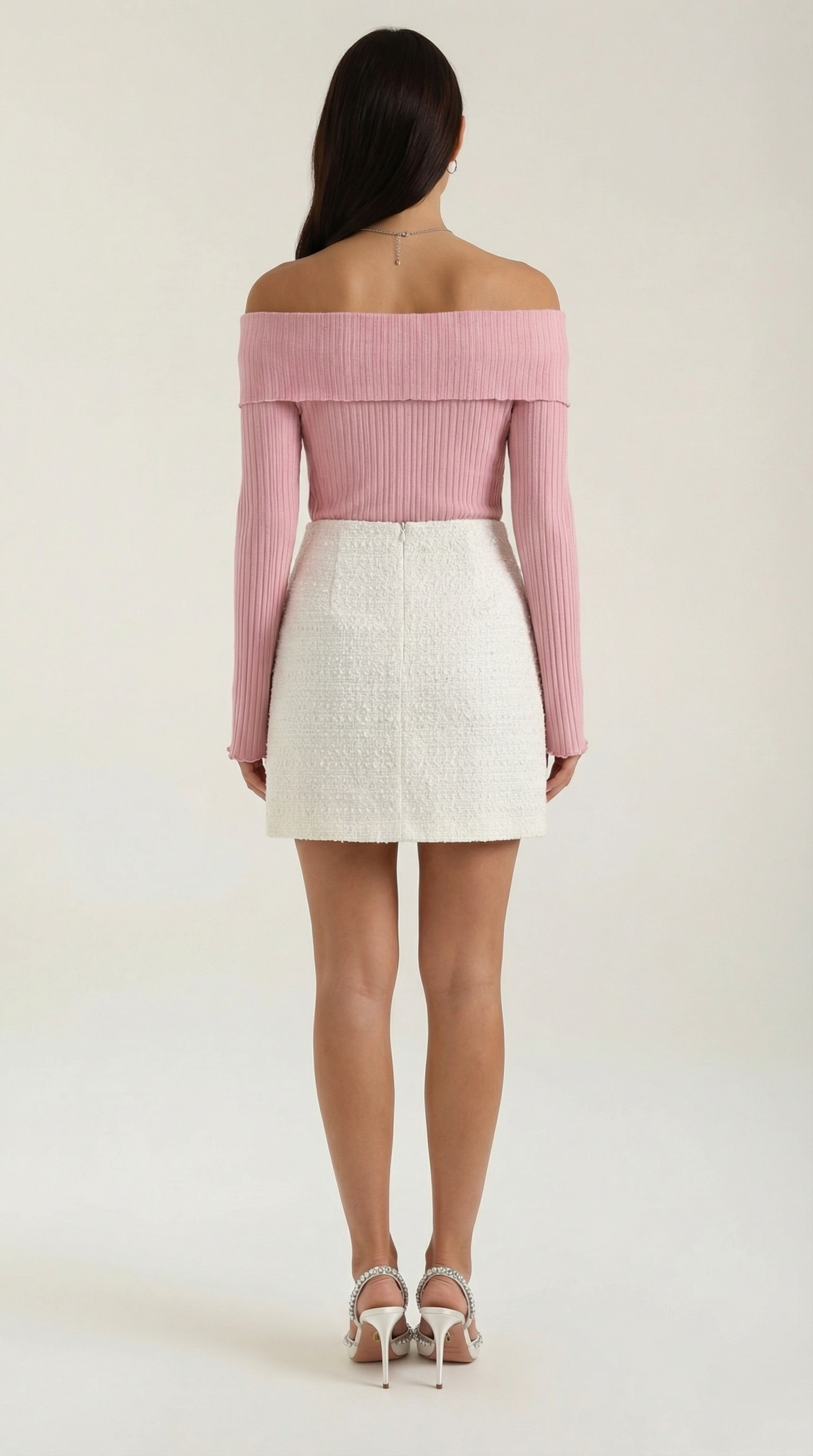 Isla White Skirt