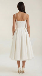 Isolde Tulle Midi Dress