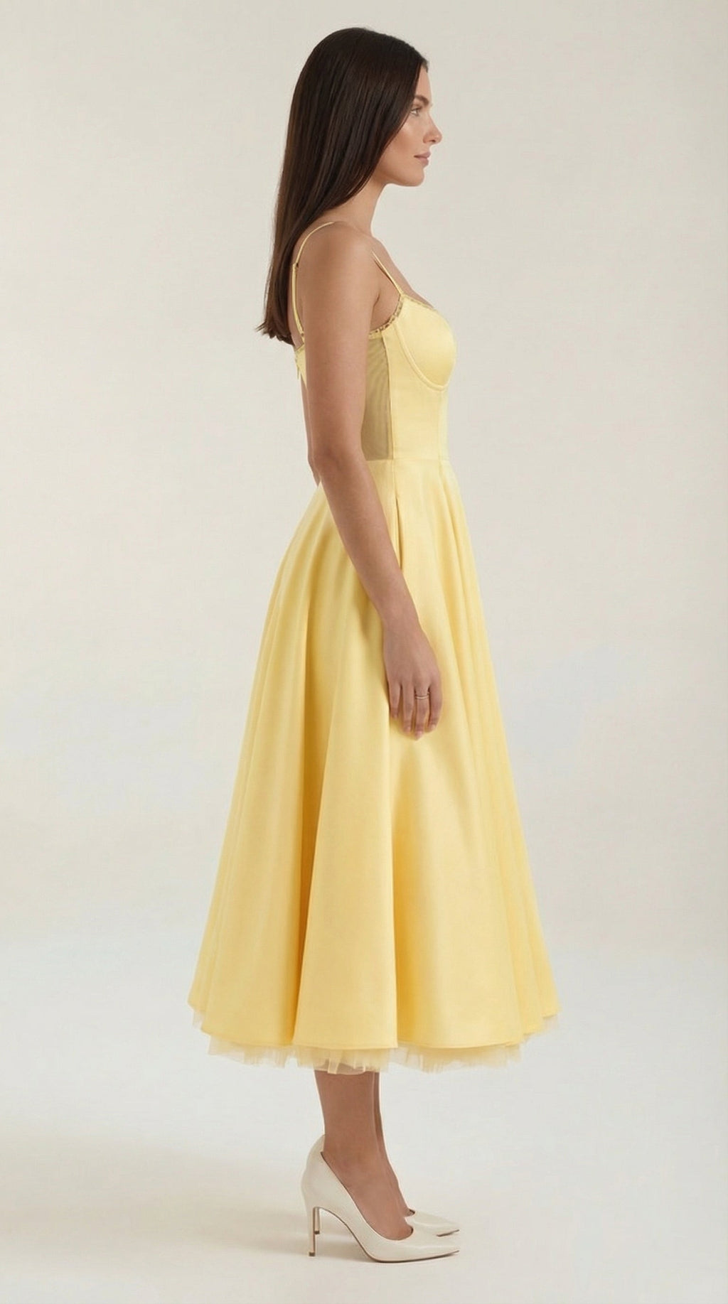 Isolde Tulle Midi Dress