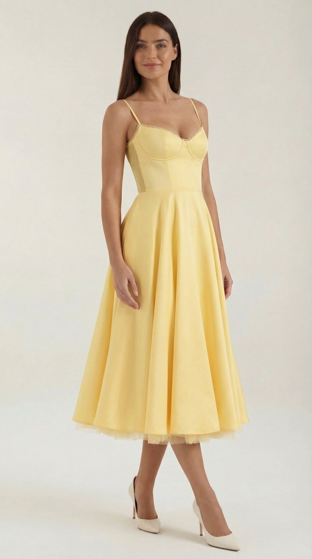 Isolde Tulle Midi Dress