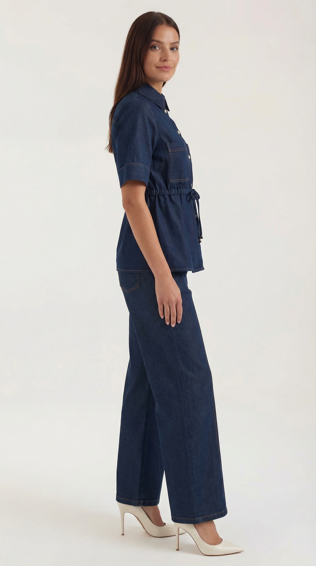 Judith Denim Co-ord Top