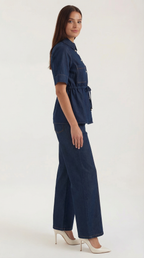 Judith Denim Co-ord Top