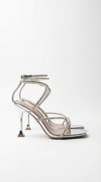Jennifer Ankle Coil Mid Heels