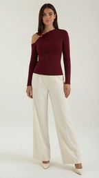 Joann One Shoulder Top