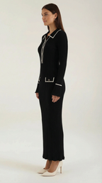 Josephine Knitted Bodycon Maxi Dress