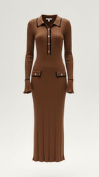 Josephine Knitted Bodycon Maxi Dress