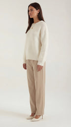 Julia Ribbed Knit Sweater