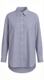 Juliana Striped Long Sleeve Blouse