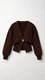 Kathleen Knitted V-Neck Sweater