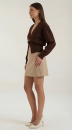 Kathleen Knitted V-Neck Sweater