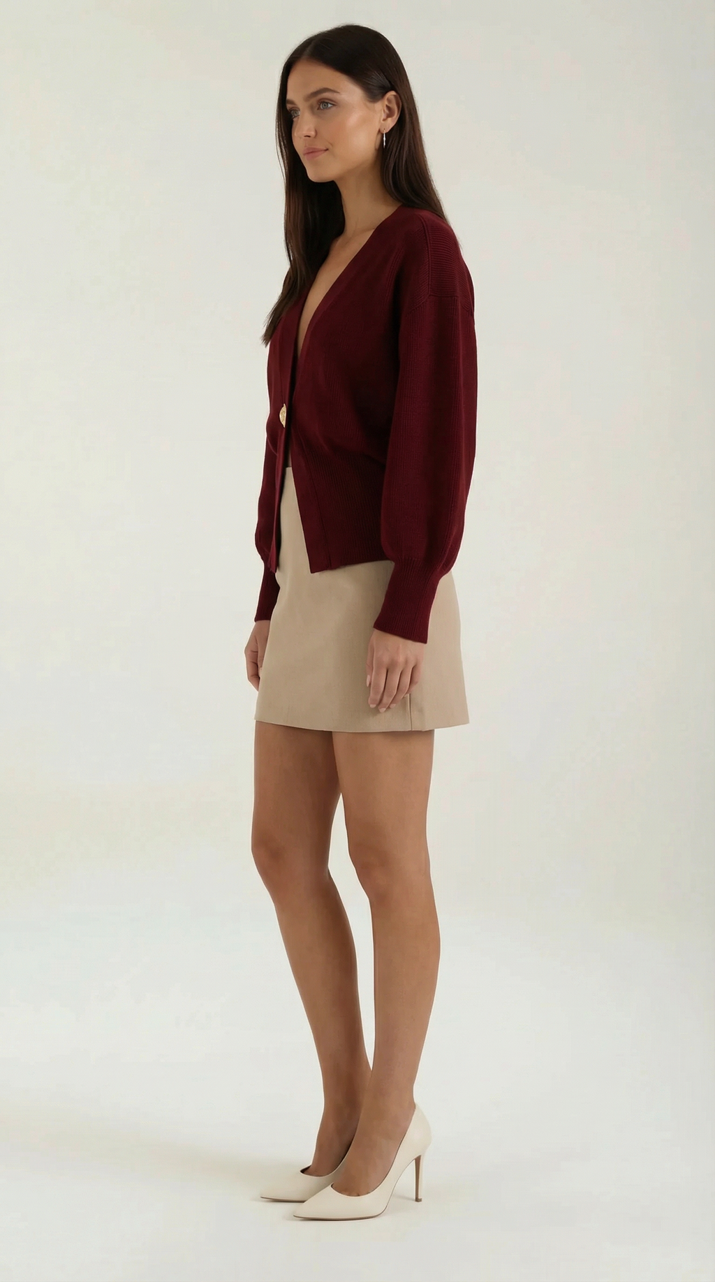 Kathleen Knitted V-Neck Sweater