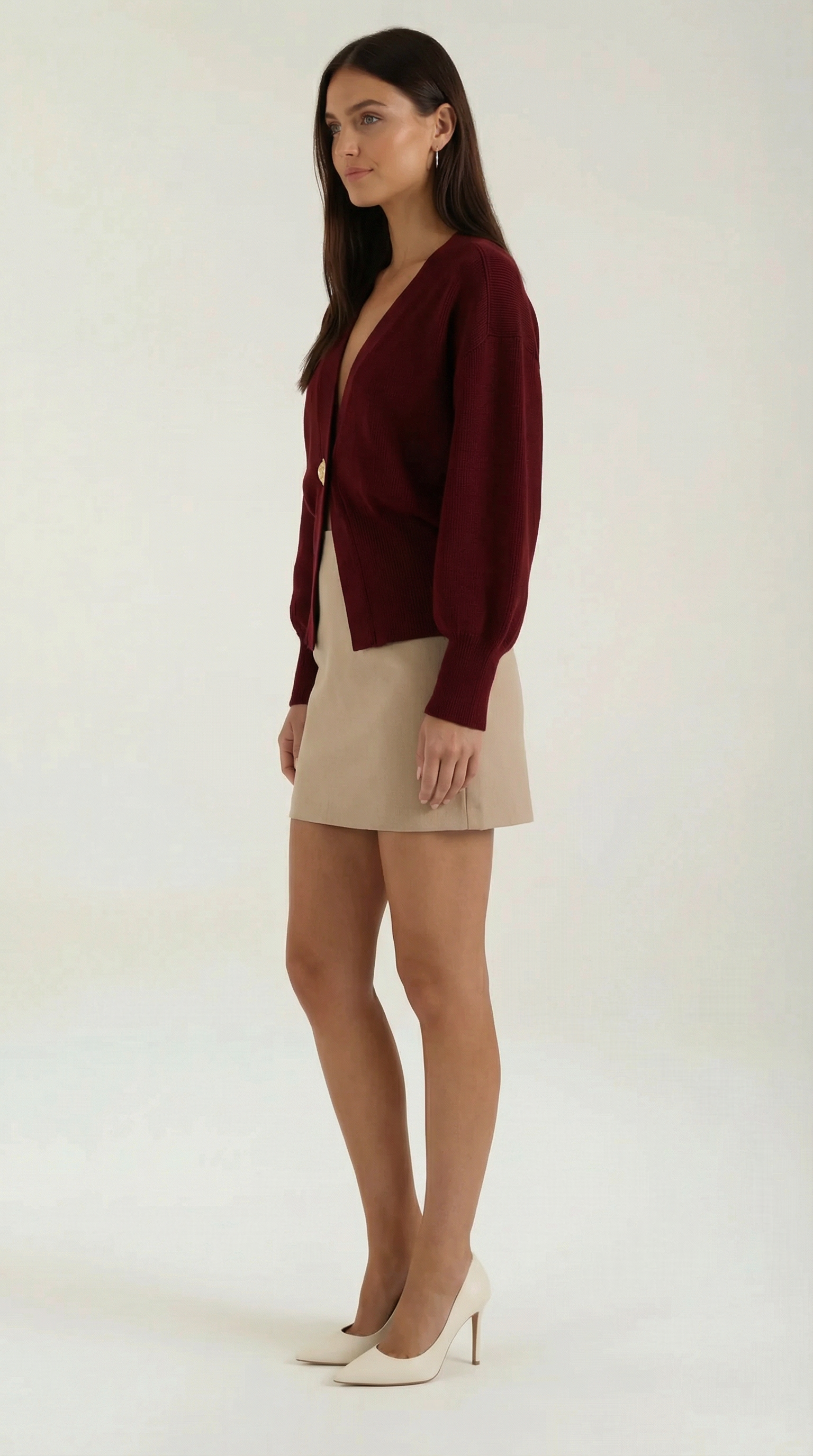 Kathleen Knitted V-Neck Sweater