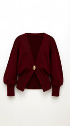 Kathleen Knitted V-Neck Sweater