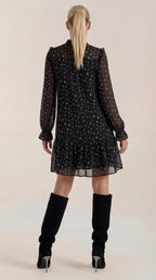 Katie Ruffle Trim Mini Dress