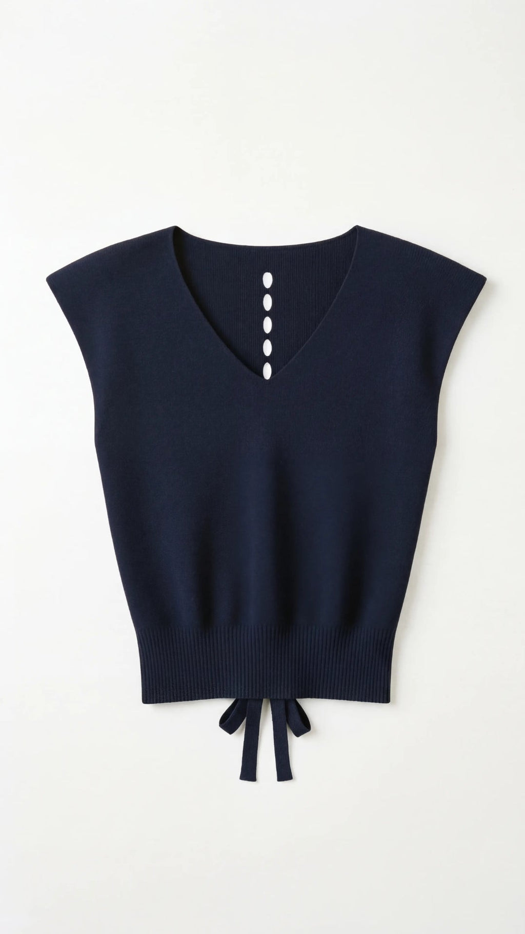 Kim Ribbed V-Neck Top