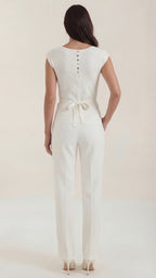 Kim Ribbed V-Neck Top