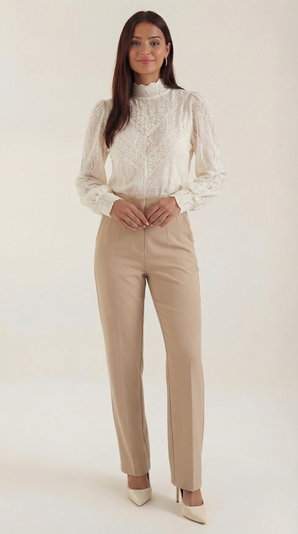 Loretta Textured Long Sleeve Blouse