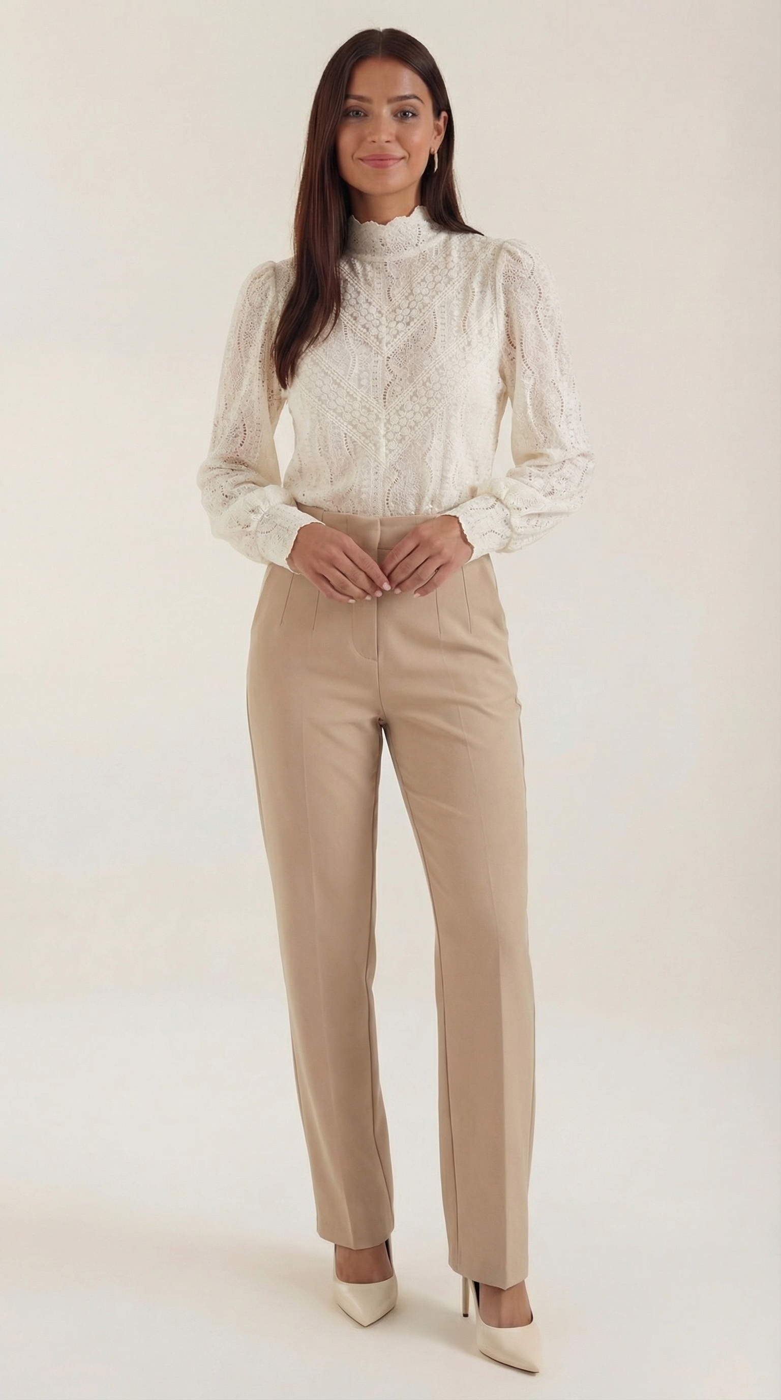 Loretta Textured Long Sleeve Blouse