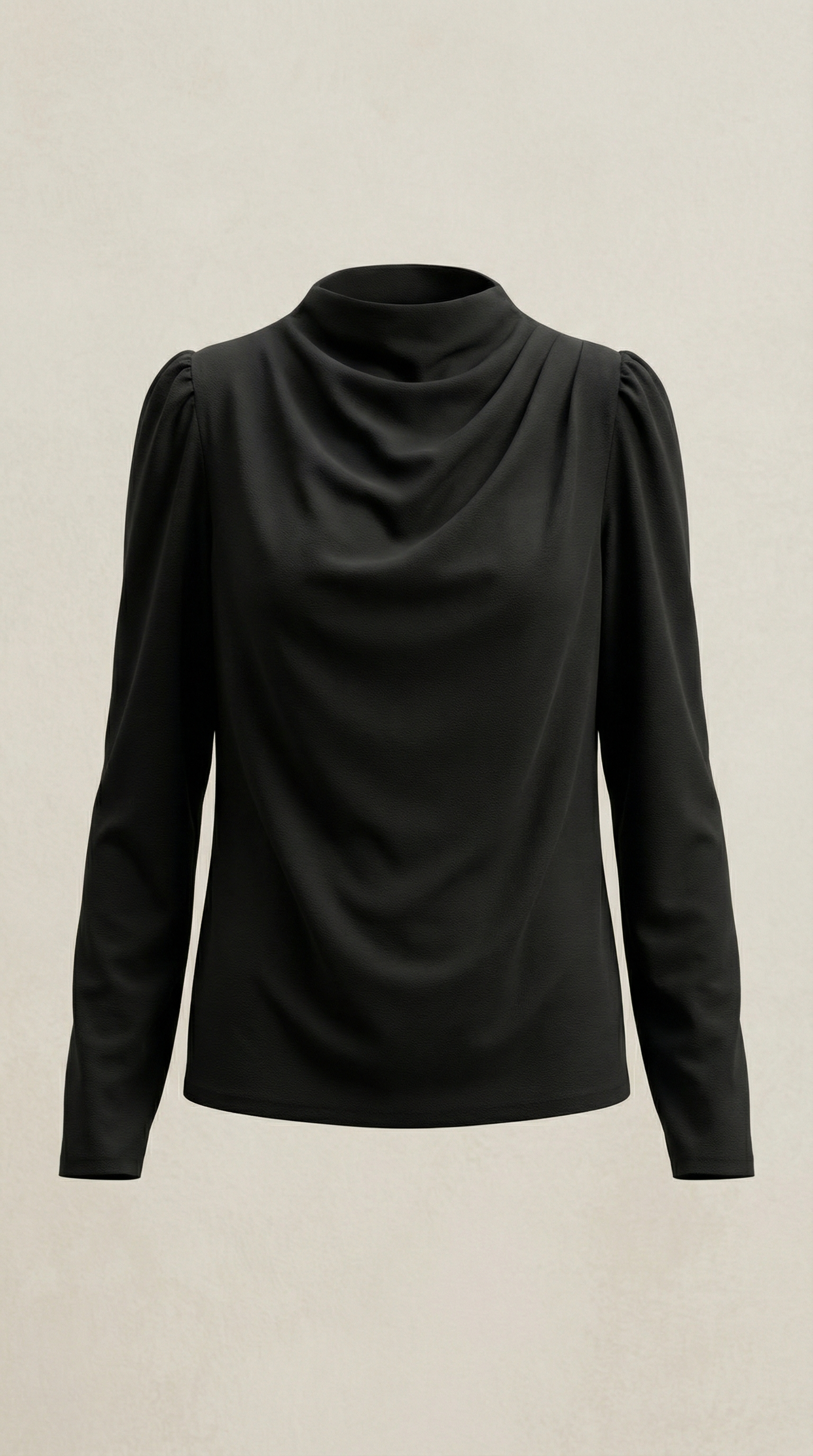 Marcia Draped Long Sleeve Blouse