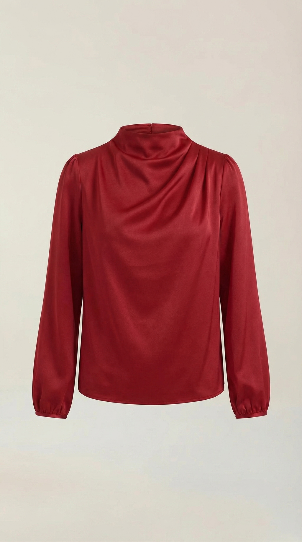 Marcia Draped Long Sleeve Blouse