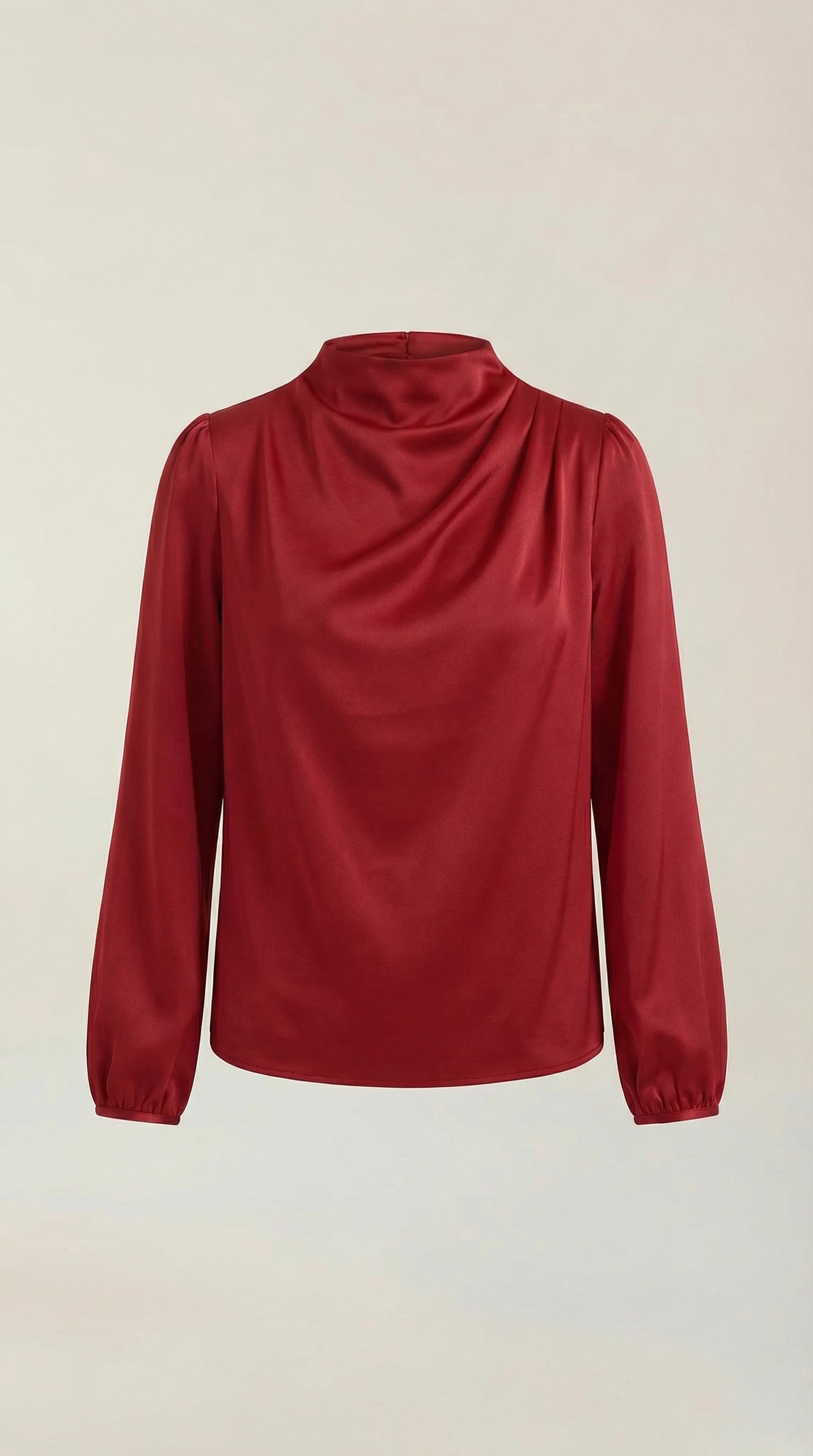 Marcia Draped Long Sleeve Blouse