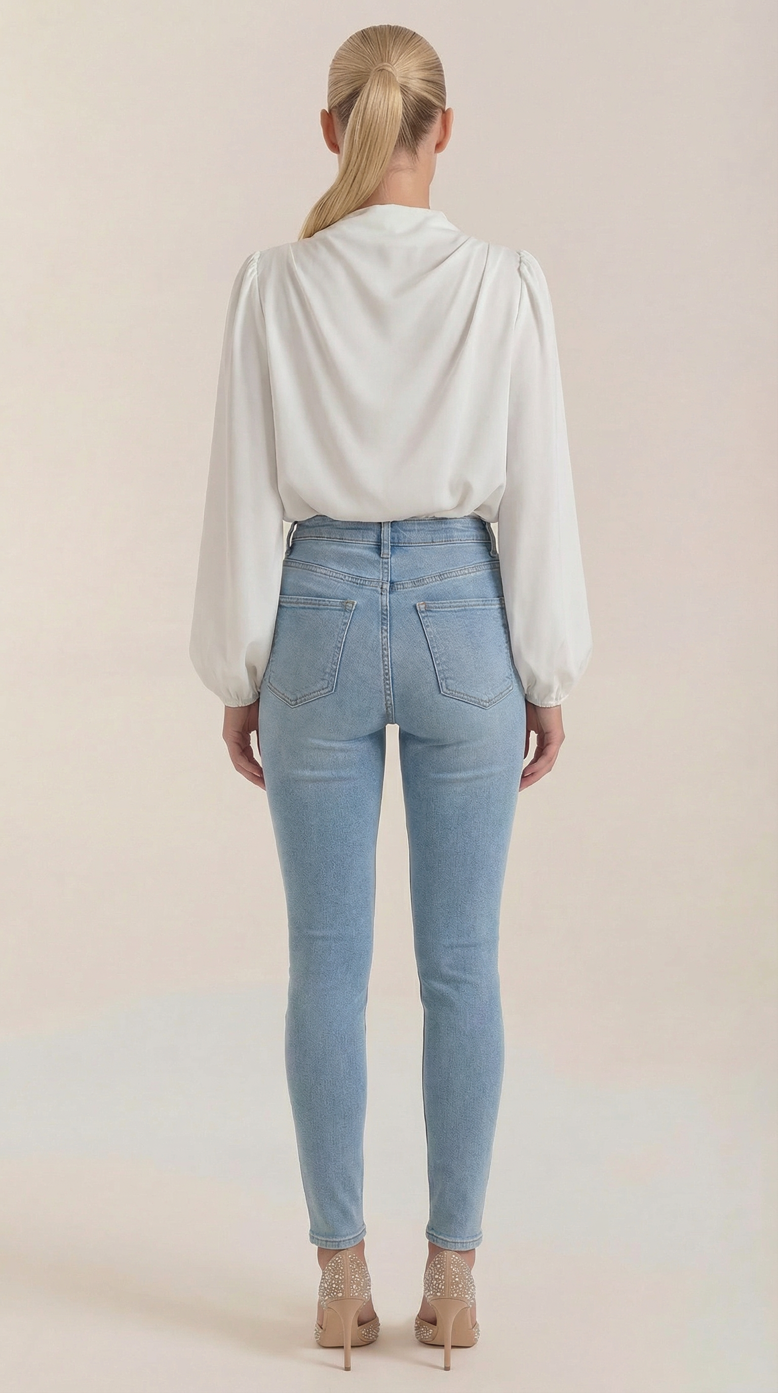 Marcia Draped Long Sleeve Blouse
