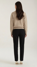 Margaret Casual V-Neck Polo Sweater