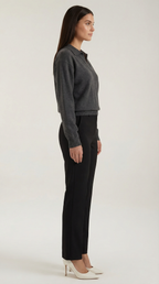 Margaret Casual V-Neck Polo Sweater