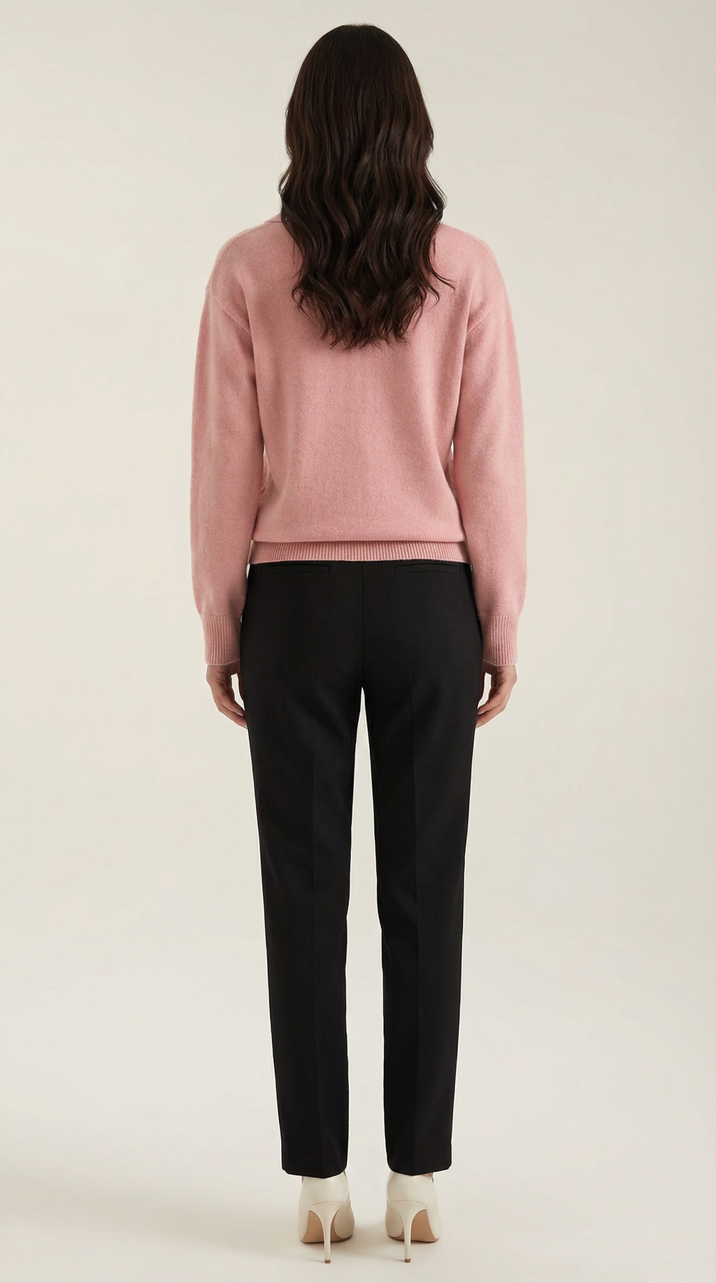 Margaret Casual V-Neck Polo Sweater