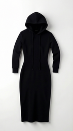 Marilyn Hooded Bodycon Maxi Dress