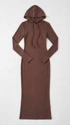 Marilyn Hooded Bodycon Maxi Dress