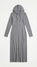 Marilyn Hooded Bodycon Maxi Dress