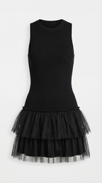 Nadia Mini High Neck Tulle Dress