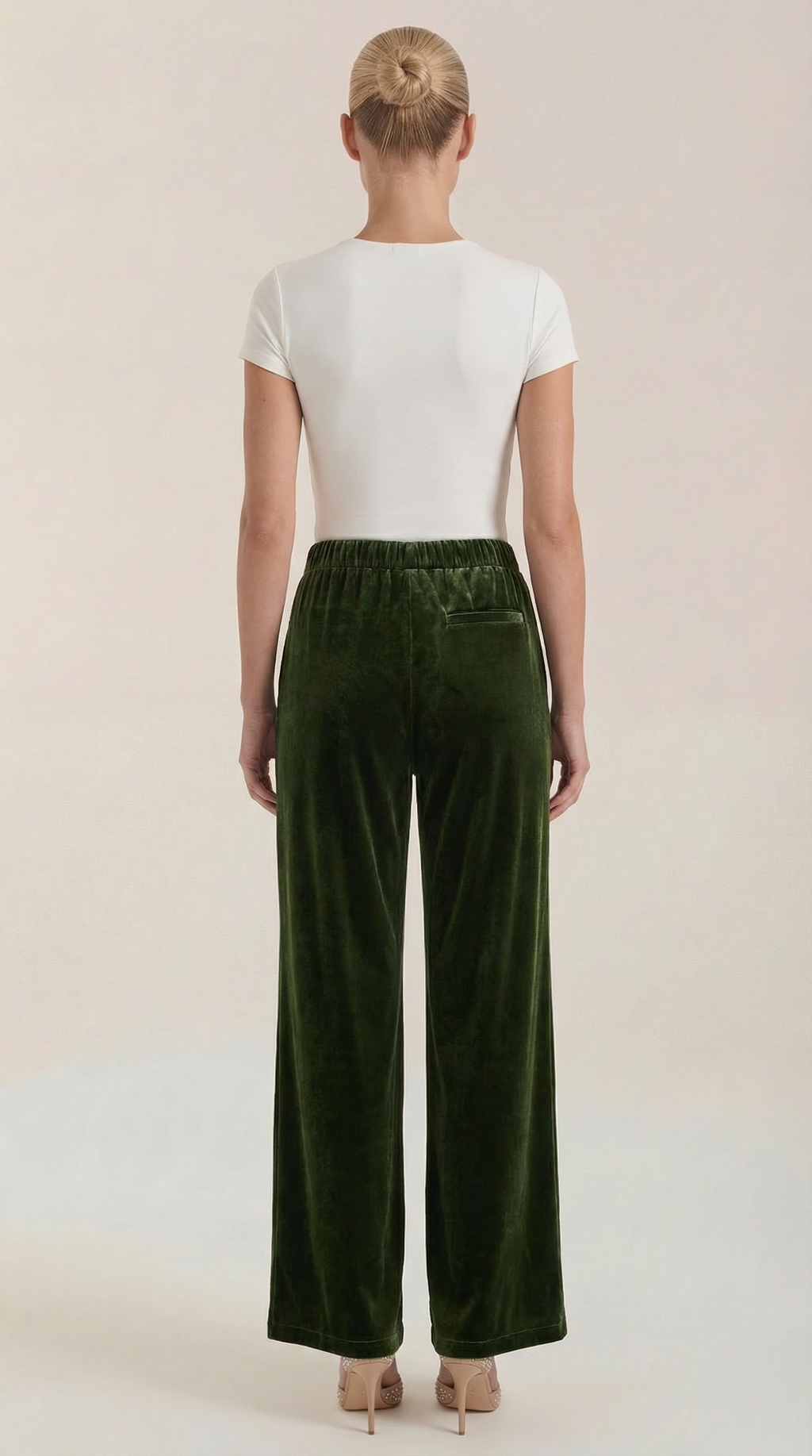 Nadine Velvet Wide Leg Pants