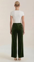 Nadine Velvet Wide Leg Pants