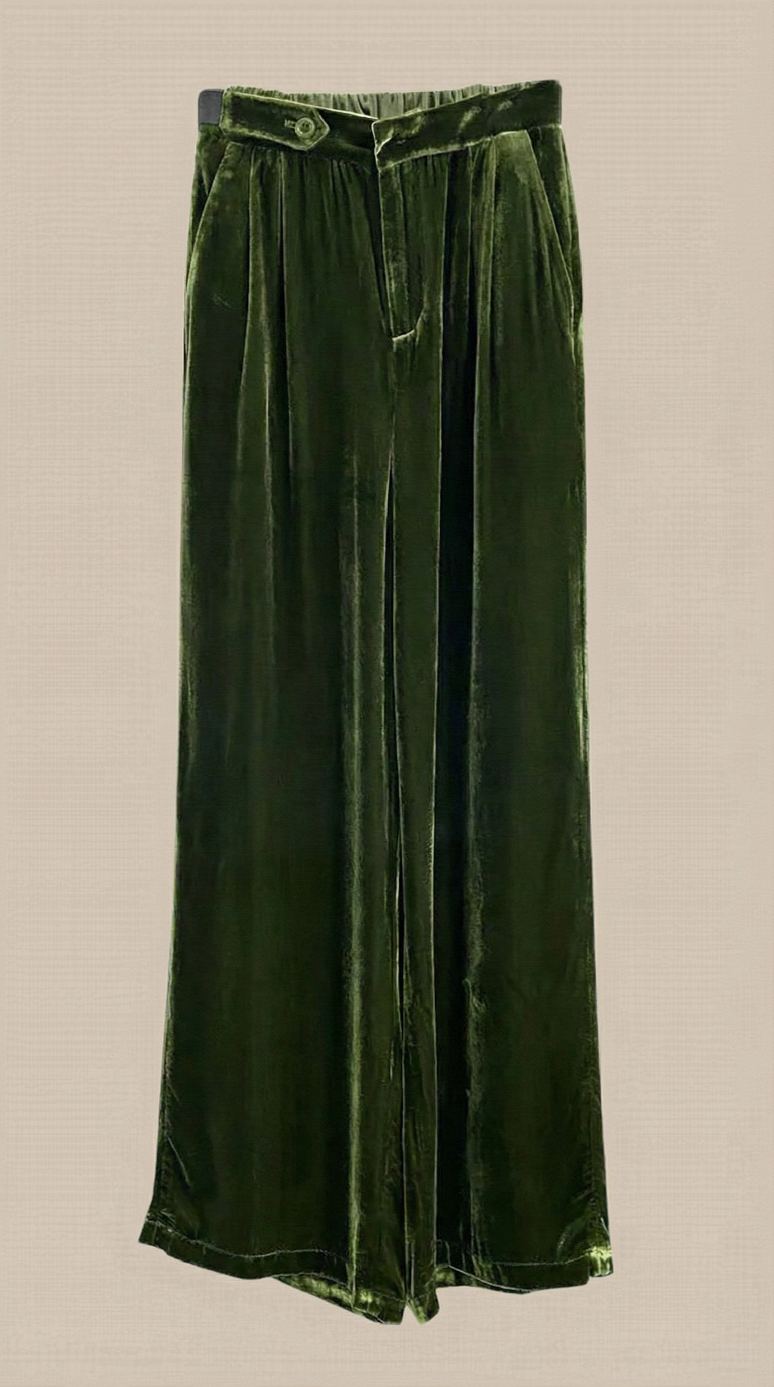 Nadine Velvet Wide Leg Pants
