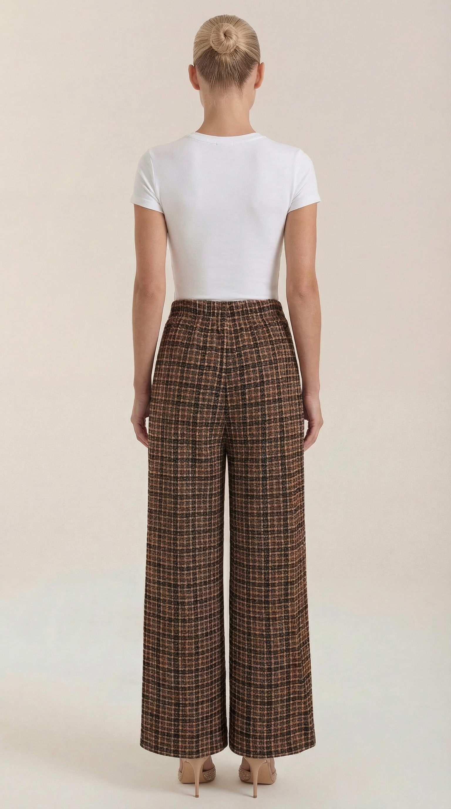 Naomi Plaid Wide Leg Pants