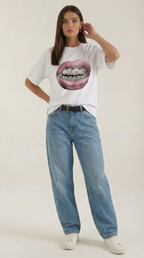 Natalia Oversized Graphic T-Shirt